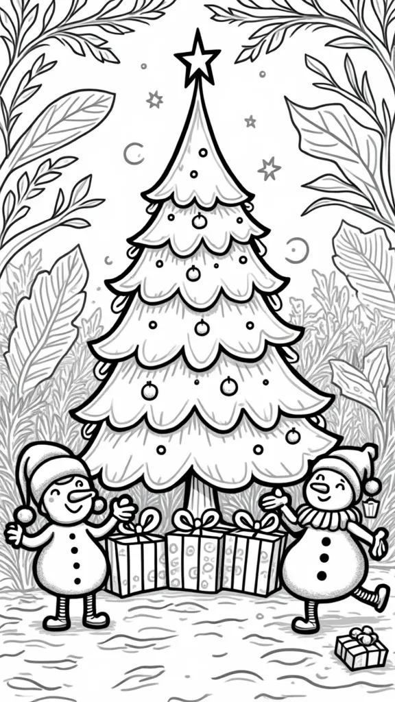 crayola free christmas coloring pages